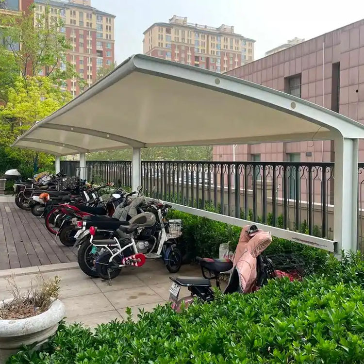 大余县膜结构电动车棚